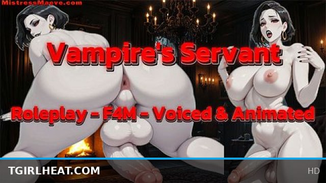 Futa Vampire MILF Dominates Her Servant in Intense Futanari Roleplay [F4M]