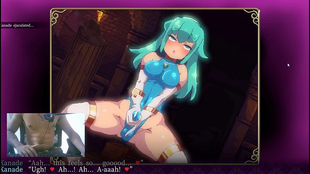 Cute Futanari Lesbian Mage Kanade Masturbates in Futanari Dungeon Pleasure Session