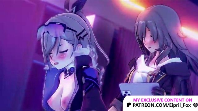 Futanari Stelle and Silverwolf's Intense Hardcore Fuck – Honkai Star Rail Hentai