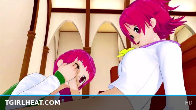 Futa Aino Megumi and Aida Mana in Intense 3D Hentai Action