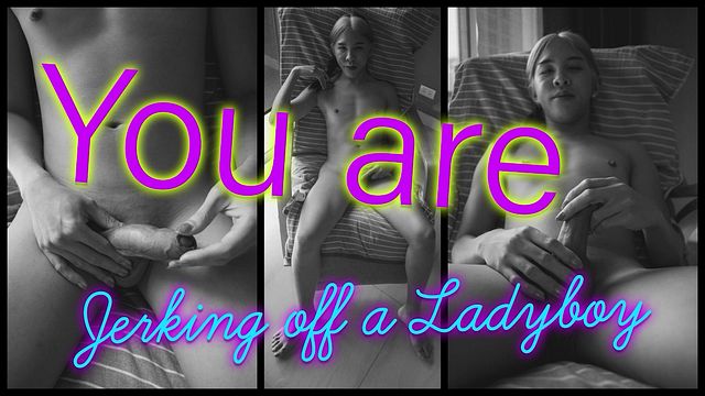 Jerking Off a Sexy Ladyboy in Intense Solo Action