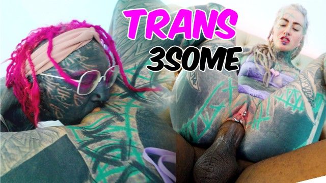 ALT POV Threesome Featuring a Sexy Ladyboy Fantasy Session