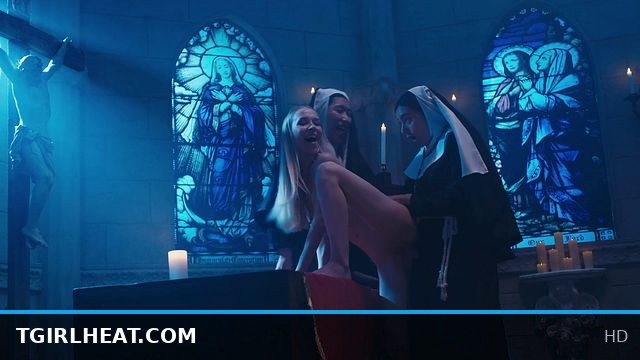 Kyoko, Nata Gold & Shelena Futa Indulge in Corrupted Convent Riding Fantasy